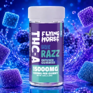 Blue Razz Infused Gummies