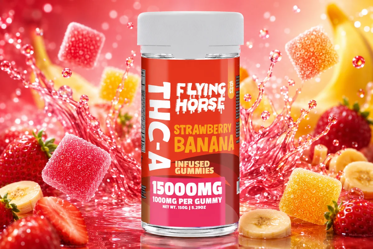 Strawberry Banana Infused Gummies